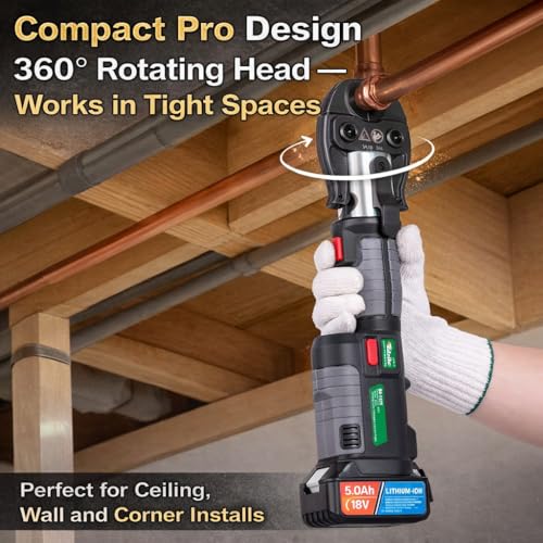 UTZIKO 18V Electric Crimper Kit