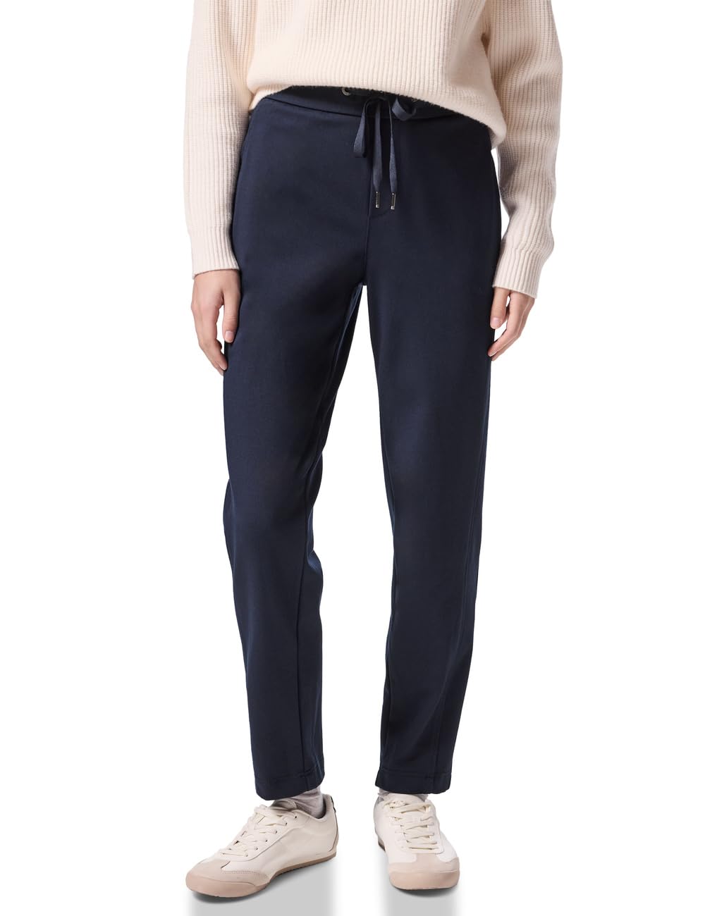Street One Studio Women's F378319 Twill Joggers, Deep Blue, 40W x 30L