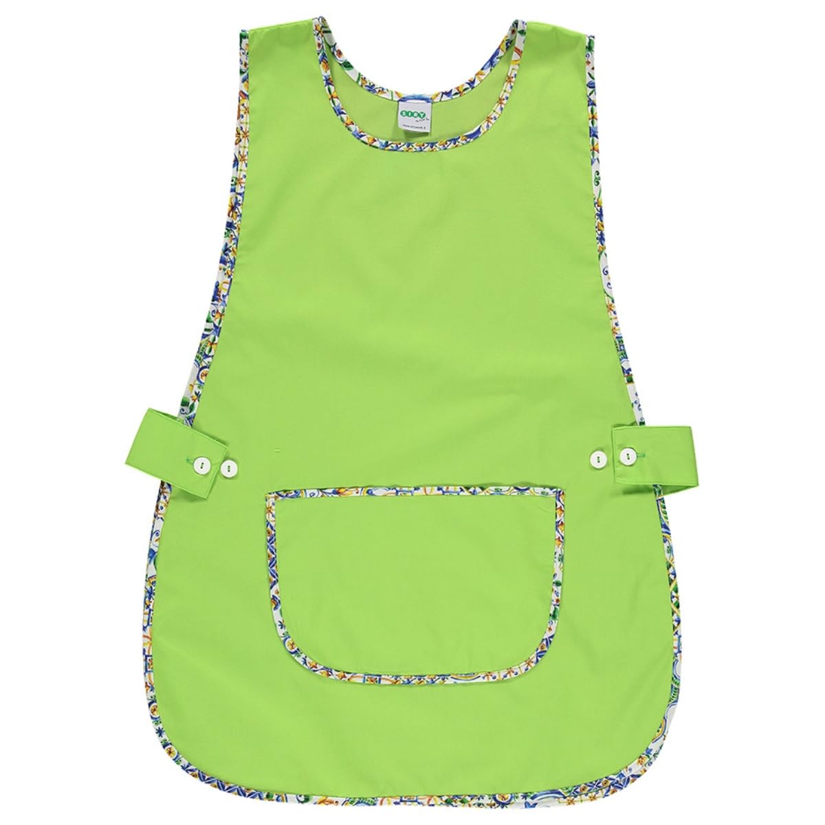 Siry Work Casacca Copriabito Donna Art. DALIA 35% Cotone 65% Poliestere Taglia Unica MADE IN ITALY (Verde Acido-V08)