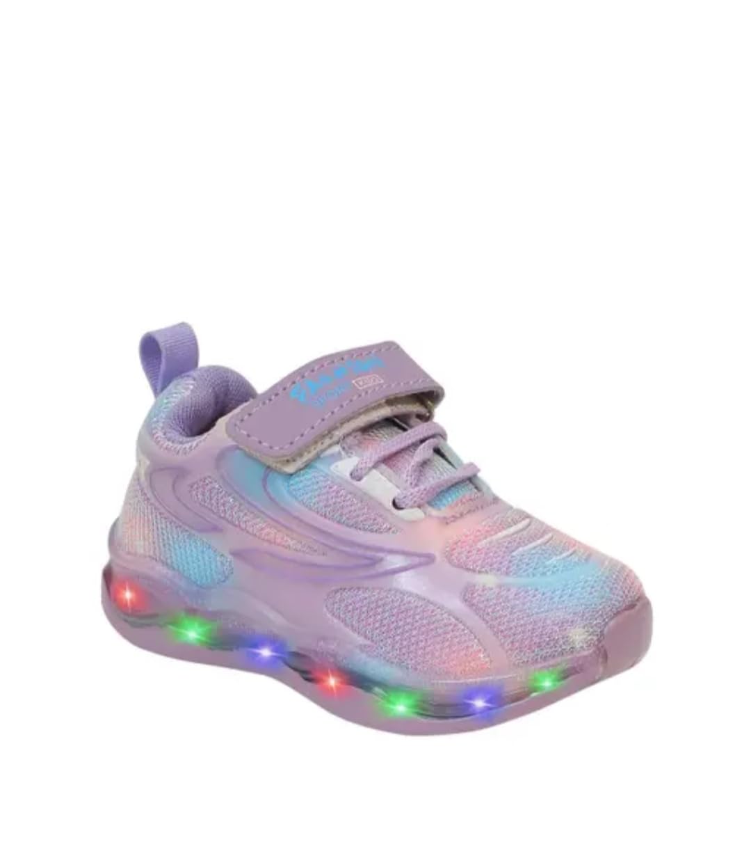 Girls' Light Shoes for 2.5 Years to 8 YERS (Purple, UK Footwear Size System, Little Kid, Age Range, Medium, 4.5 Years, 5 Years) (PPL, UK Footwear Size System, Little Kid, Age Range, Medium, 4.5 Years, 5 Years) 1