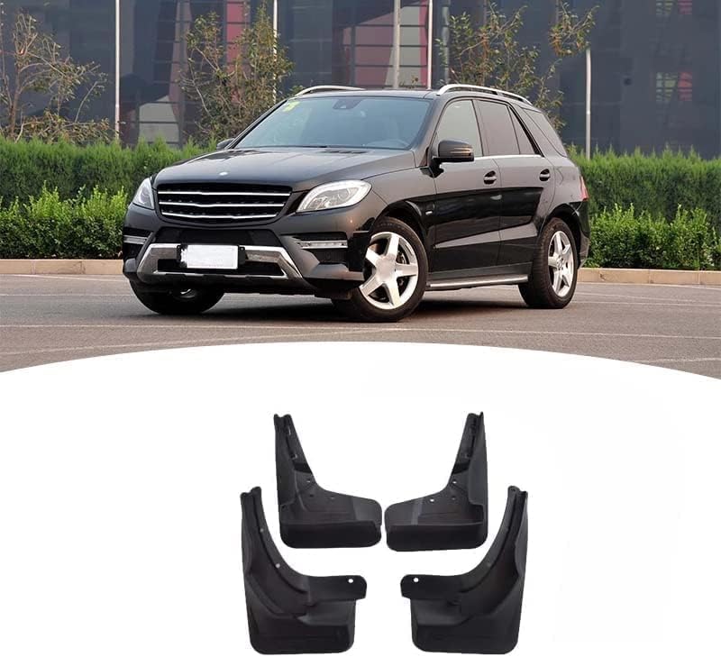 Kotflügel-Set Für Mercedes ML W166 (2012–2017) – 4-teilig, ABS, Kein Bohren Nötig, Perfekter Schutz Vor Schmutz & Steinen