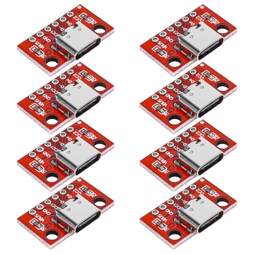 8PCS USB Tipo C tablero de prueba conector hembra USB3.1 miniatura 1