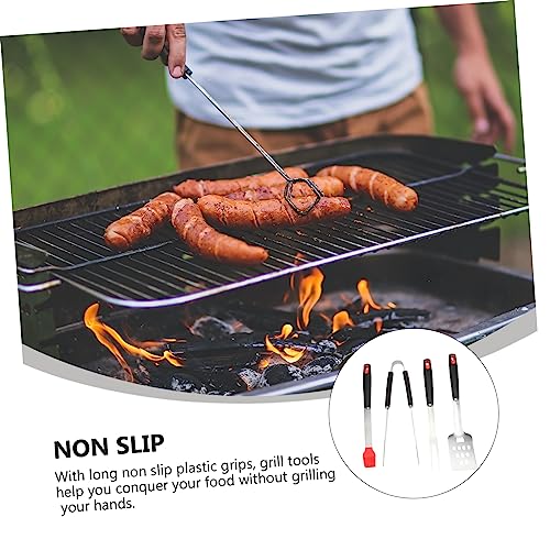 Set de 4 piezas para parrilla en acero inoxidable miniatura 5