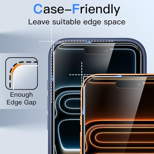 Image of Mr.Shield 360 True Privacy Screen Protector Tempered Glass Guard for iPhone 17 Pro Max, 4-Way Anti-Spy with Easy Installation Kit, 9H Hardness, 3D Curved Edges, Case-Friendly