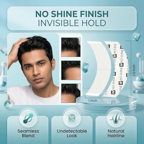Image of Ultra Hold Waterproof Double-Sided Tape for Hair Patch & Wig (36 Pieces) Strong Grip & Invisible Hair System Adhesive, Hair Patch Tape for Men & Women | Long Lasting & All Weather Resistant