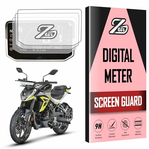 Image of ZEIR [2 PACK Glossy Screen Protector For 2026 HERO XTREME 250R - 5 INCH TFT Digital Display Scratch Guard Compatible With Xtreme250 || 9H Bike Scratch Cover Accessory [Not Tempered Glass]