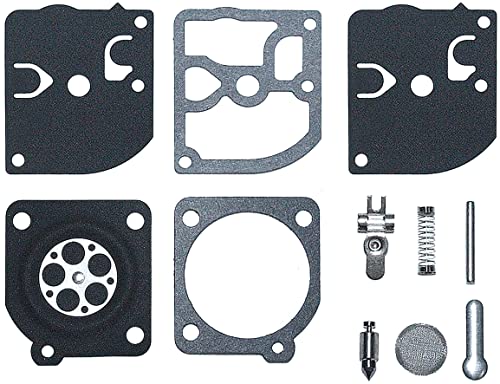 AUMEL Kit de reparación de juntas de carburador para Zama RB-39 McCulloch 3505 3214 3216 3505 3516 3818 Homelite John Deere Poulan WeedEater Motosierra