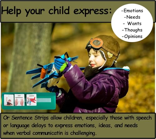 Smile4autism Large 2.5x10 ¼” Tools Perfect to Keep Your Loose Visual Picture Cards Organized. Autism, ABA, ADHD, Language & Apraxia Aspergers - Image 5