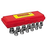 IRWIN 54113 13-Piece Bolt Extractor Set 3/8in Drive 1/4-Inch -3/4-Inch