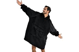 Krifey Giant Hooded Oversized Wearable Blanket Hoodie Sherpa Sweatshirt