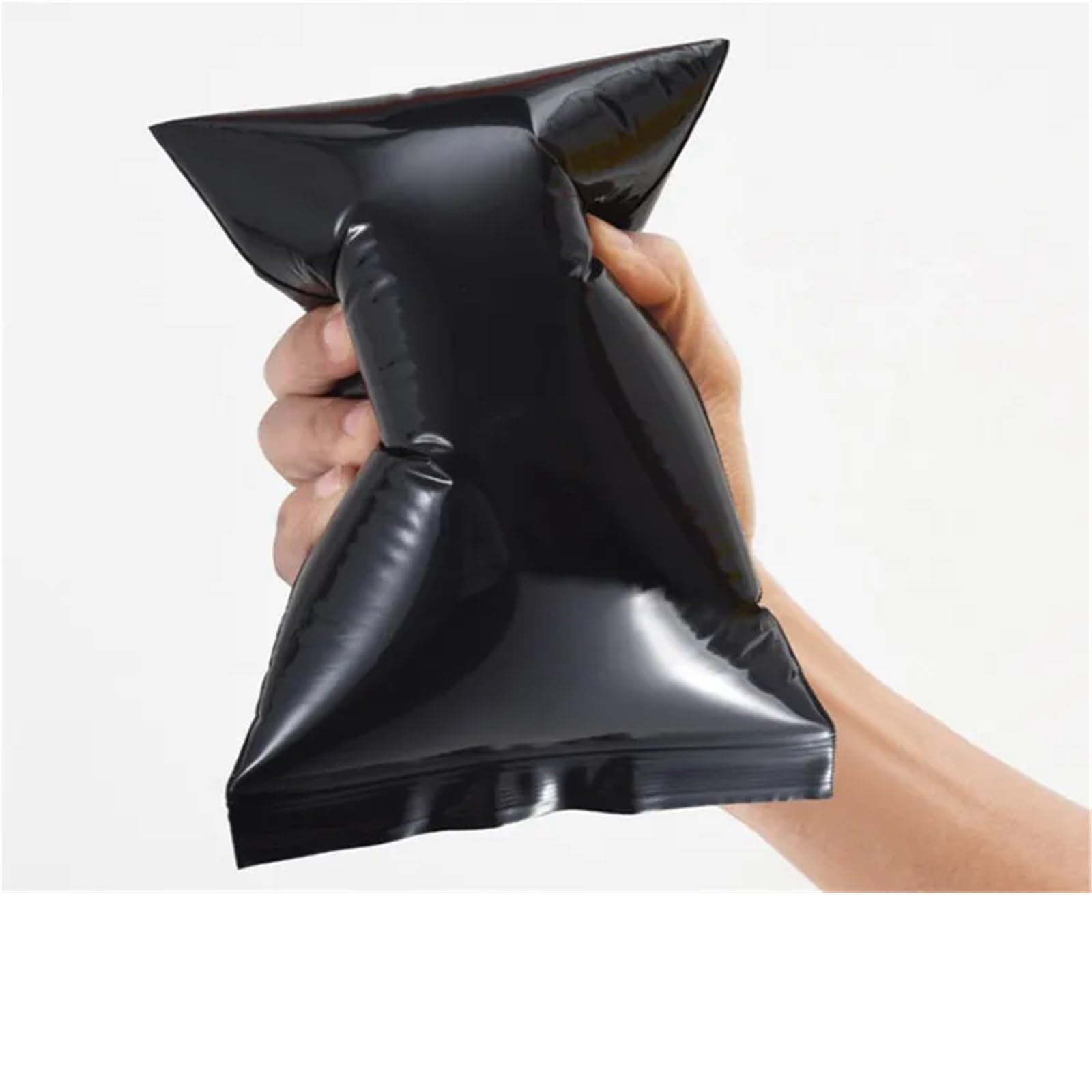 Bolsa Zip Bolsas de almacenamiento portátiles for dispositivos electrónicos, plástico PE negro oscuro, resellables y opacas para la Cocina(14x20cm 100pcs)