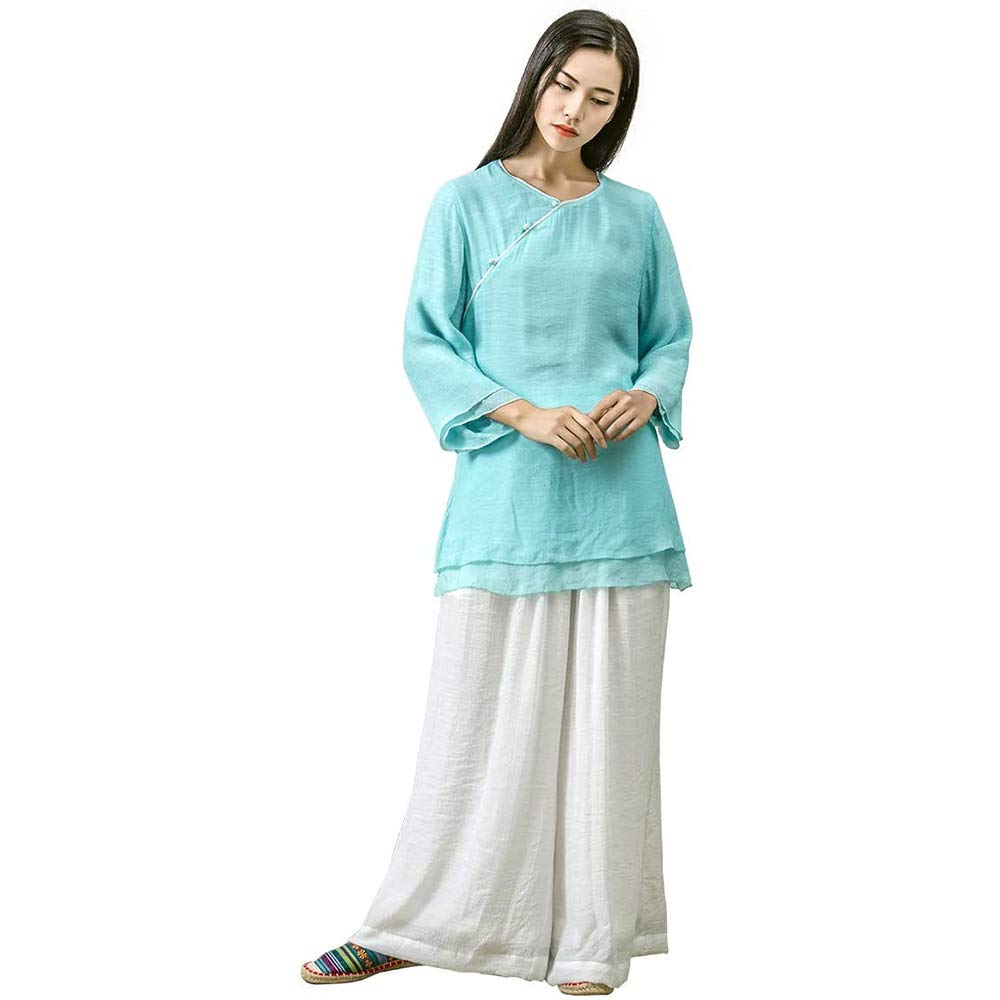 Vêtements de Tai Chi Respirants pour Femmes - Uniforme de Méditation Zen Souple
