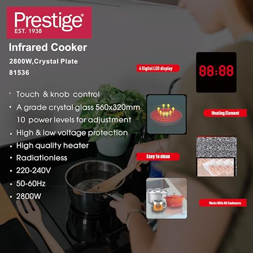 Image of Prestige Double Infrared Cooker