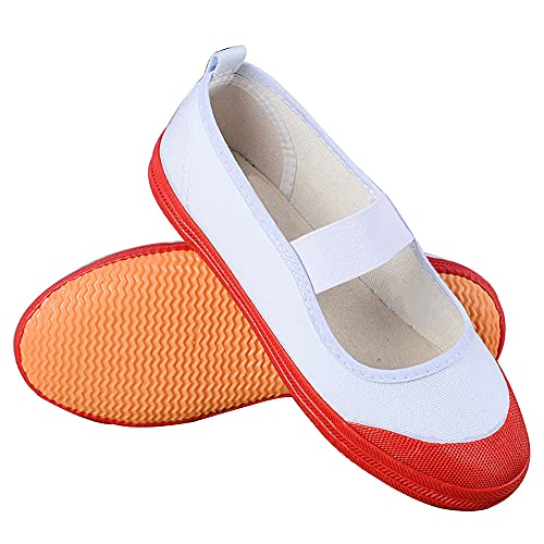 Tkieio Cosplay Shoes Nene Yashiro Cosplay Shoes Prop White-red Dance Shoes Halloween2
