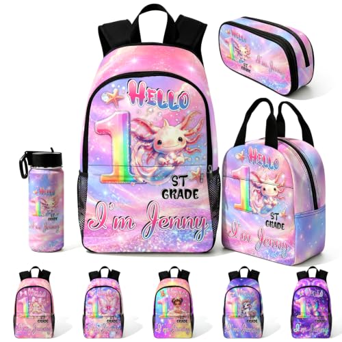 Image of Custom Kid Backpack for Girls Toddler Backpacks Set Back to School Bookbag