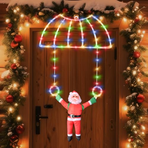 Bindokun Weihnachtsbeleuchtung Außen, 90CM LED Weihnachtsbeleuchtung...