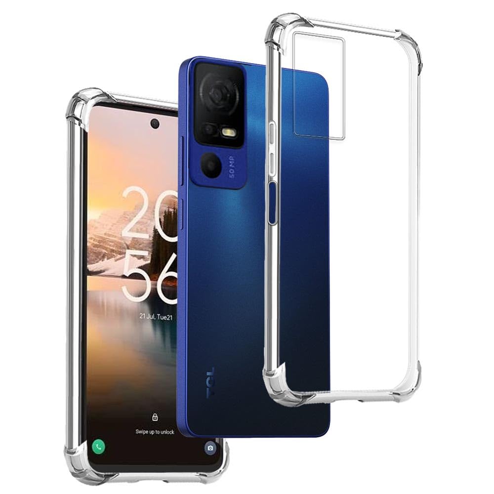 Custodia per TCL 40 NxtPaper (6.78), Trasparente Morbido TPU Custodie