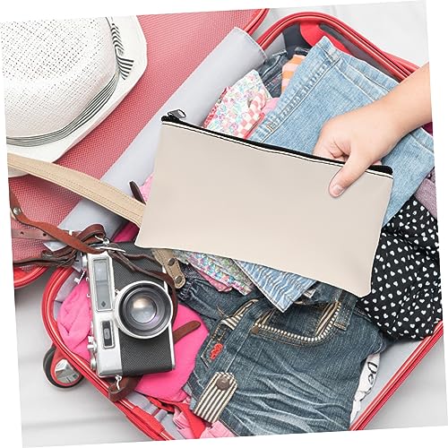 Gadpiparty 2Pcs PU Leather Money Wallets for Cash Checks Receipts Storage Pouches with Zipper Convenient Bags for Travel and Shopping present for3