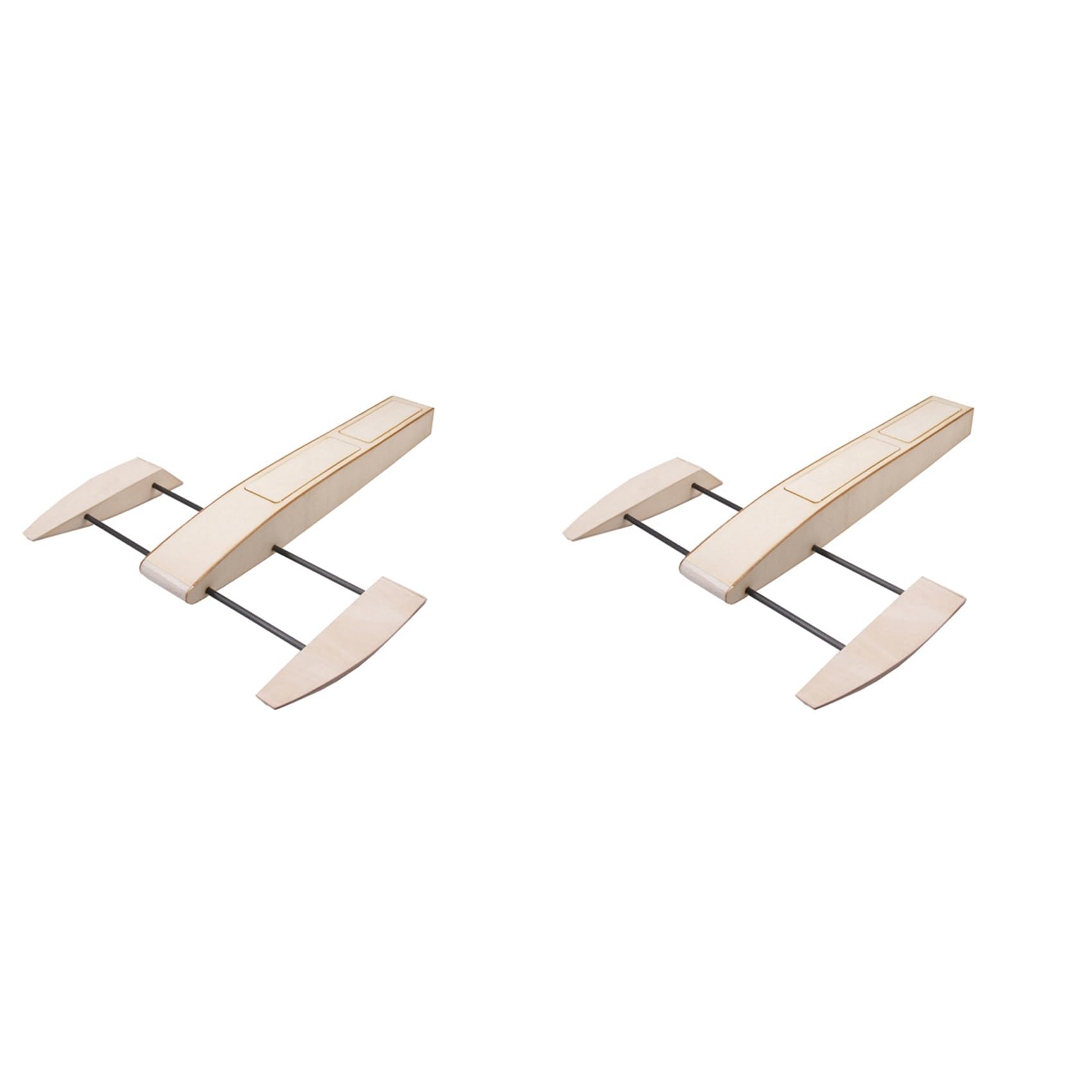2 x lancha rápida RC de Sponson Outrigger Shrimp Lancha rápida Kit de maqueta de lancha rápida teledirigida, modelo individual