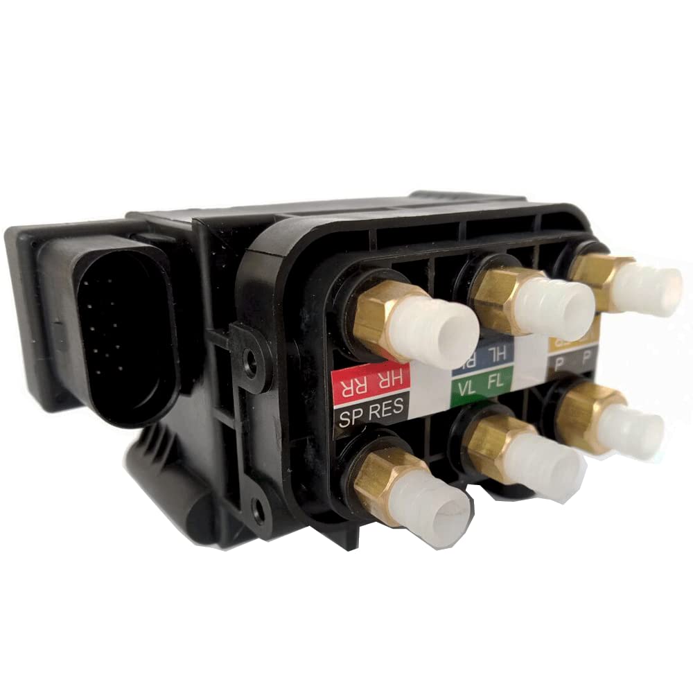 Bloque de válvulas suspensión neumática 2123200358 compatible con Mercedes W164 W166 W221 W251 X164 ML GL R clase