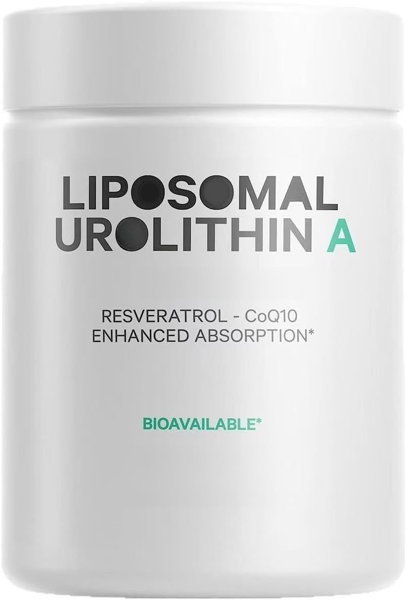 Liposomal Urolithin A - Improved Bioavailability and Increased Muscle Endurance - Vegan Formula - Non-GMO,1pcs