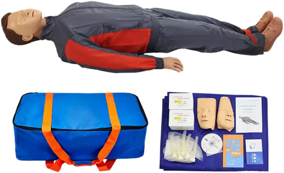 CPR Manikins Dummy Training Kit, Professional CPR Dummies Test Dummies Adult with