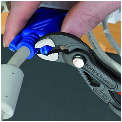 KNIPEX Cobra Water Pump Pliers (Plastic Grip, Red, 125 mm) - Image 4
