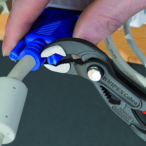 KNIPEX Cobra Water Pump Pliers (Plastic Grip, Red, 125 mm) - Image 4