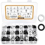 ✔ Hochwertiger 304 Edelstahl und legierter Stahl Unterlegscheiben Beilagscheiben, Korrosionsbeständigkeit, gute Zähigkeit, Abriebfestigkeit und Niedrig Temperaturbeständigkeit.Kann in verschiedenen Bereichen verwendet werden