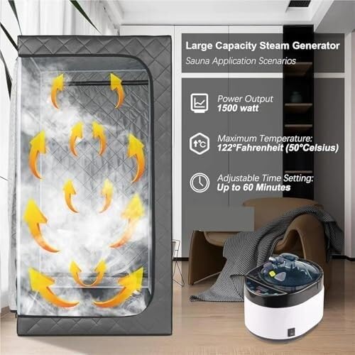 Sauna Steamer 4L per bagno di vapore in legno barile 2KW Apparecchiatura di riscaldamento per esperienze domestiche e spa