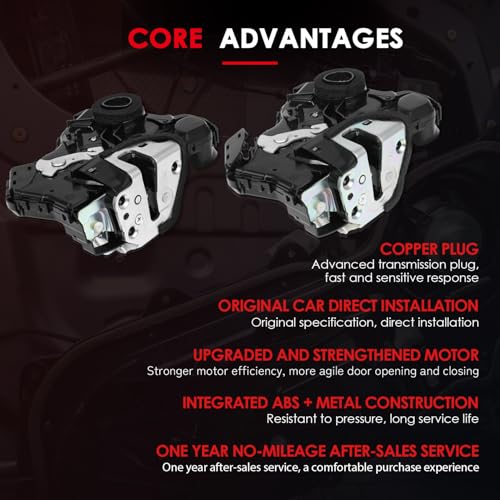 Image of CCIYU Door Lock Actuator Rear Right Front Right side for Lexus RX350 2009