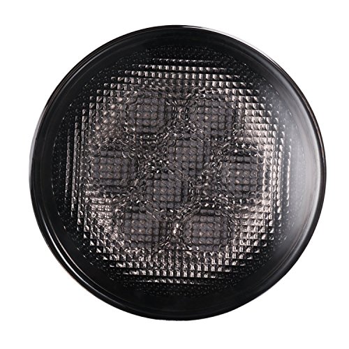 Image of Hooke Road JK Front Turn Signal Lights Indicator Blinker Smoked Amber LED Compatible with Jeep JK Wrangler 2007-2018