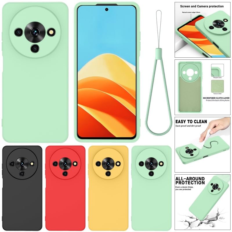 Coque ZTE Blade A52 jaune silicone souple idéale pour vos sorties