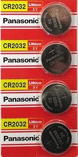 (4pcs) PANASONIC Cr2032 3v Lithium Coin Cell Battery for Misfit Shine Sh0az Personal Physical Activity Monitor