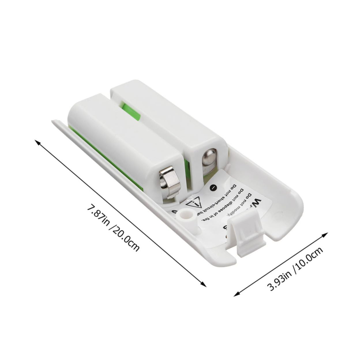 Adattatore per Pile Ricaricabili Slot Caricabatteria Intelligente Slot per Ricarica Batteria Realizzato in Materiale Plastico di Qualità Compatto e Facile da Trasportare