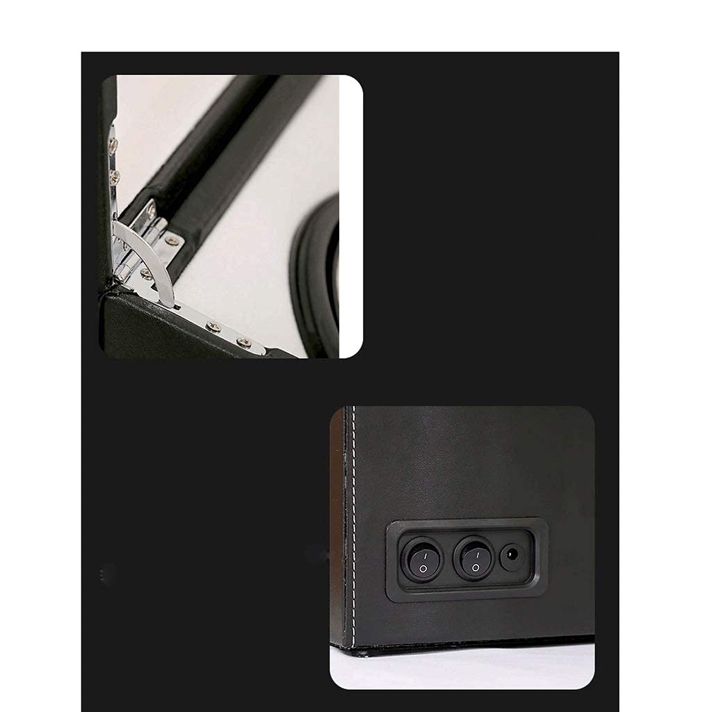 Avvolgitori per orologi 4+6 Scatola per orologi elettrica a carica automatica in pelle Pu, Dente completo per agitatore di fascia alta, Adatto per avvolgitori per orologi da polso da donna e da uomo