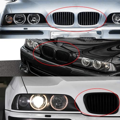 Grille capot avant anti-vibration pour calandre E39 99-03 - 4
