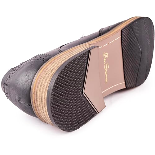 Ben Sherman Mens Triumph Brogue Shoes Black4