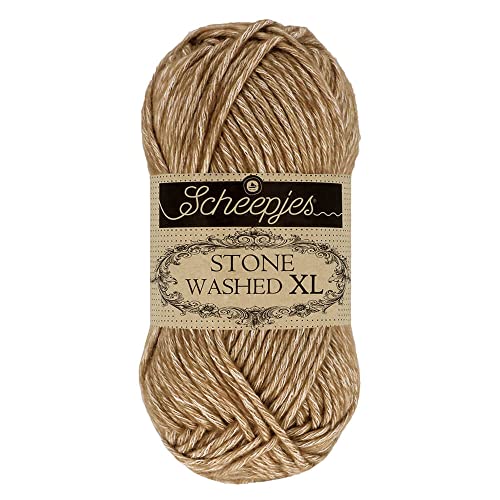 Scheepjes Stone Washed XL Yarn, 50 g, 844 Boulder Opal, Cotton-Acrylic Blend