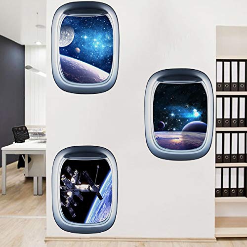 Vinilos Decorativos Spaciales 3D Universe Galaxy 3 Piezas miniatura 7
