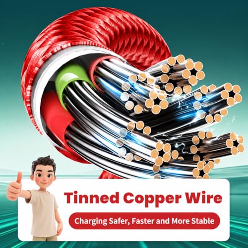 Image of Multi Charging Cable for Multiple Devices with 3Type-C /iWatch Charger, 5FT