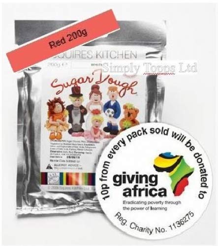 Squires Kitchen Sugar Dough - Red - 200g