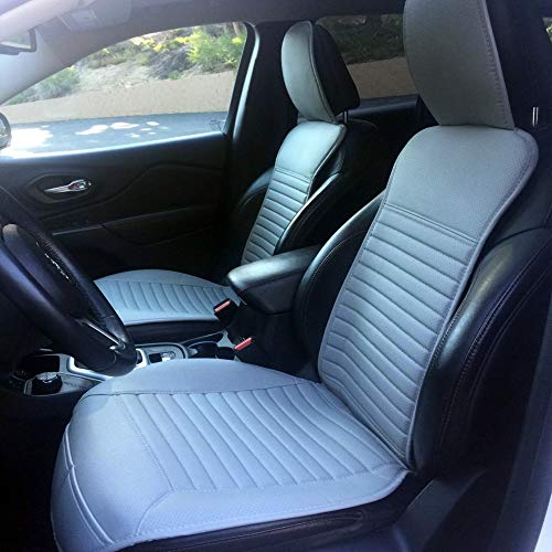 Big Ant Car Seat Cushion 2 Pack, Sleek Design Full Size Breathable Universal Four Seasons Interior Front Or Back Seat Covers For Auto Supplies Office Chair With Pu Leather(Gray) #TOP3
