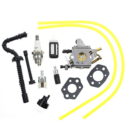 Carbhub C1Q-S258 Carburetor for Stihl MS192 MS192T MS192TC Chainsaw Carb Replace Zama C1Q-S258 1137-120-0650 with Fuel Line Filter Spark plug Tune-up Kits