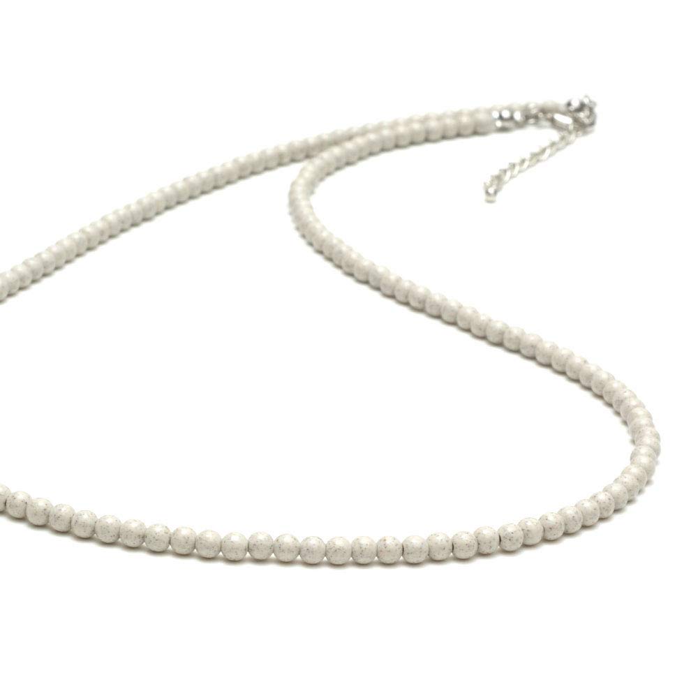 Amazon.co.jp: [beautéller] 北投石 ネックレス 4mm (首周り約