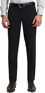 jadeblue JB Studio Men's Slim Fit Solid Formal Trouser, Blue Comfortable Fabric, Comfortable & Stylish Dress Pants for Office or Casual Wear-picture-10