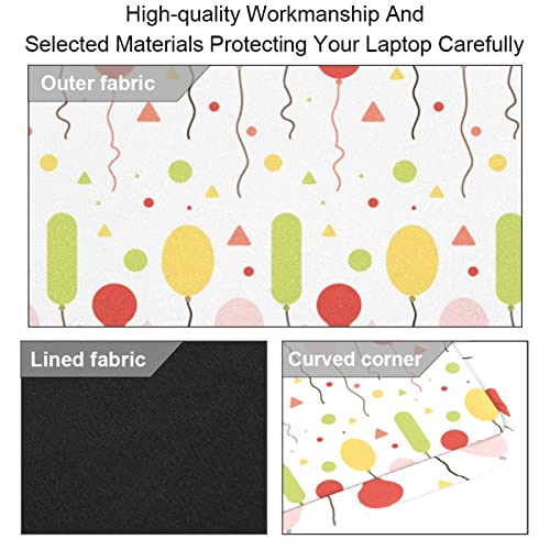 Mallette ordinateur portable 13.3 pouces avec sangle motif ballons
