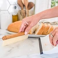 Vista 6 de Full Circle Crumb Runner, Countertop Sweep and Squeegee, Mini Portable Brush, Compact Storage, Sustainable Bamboo Handle