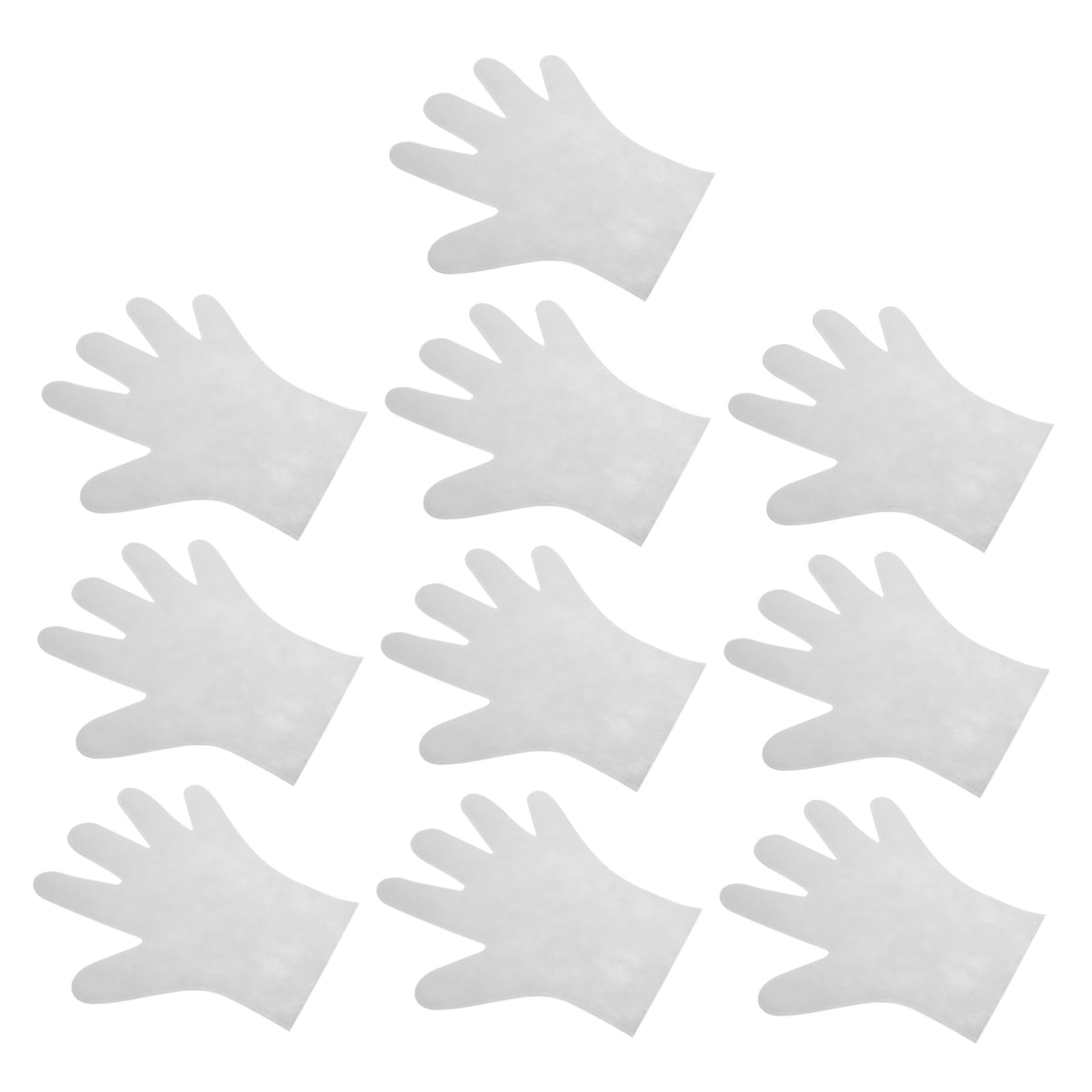 Uonlytech Disposable Cleaning Gloves Non-woven Fabric Dust Removal Gloves Comfortable Fit for Dry Hands Household