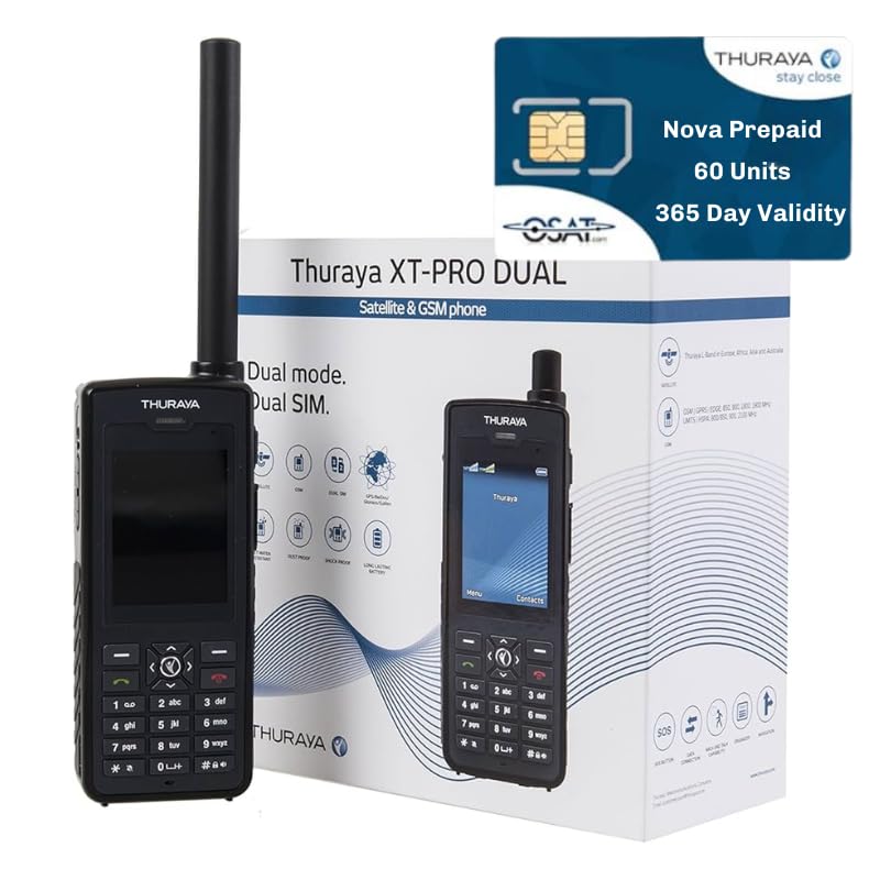 Thuraya XT-PRO dubbel satellittelefon - 60 enheter - 4. NOVA